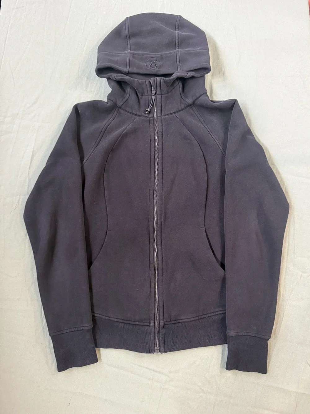 Women's Lululemon Scuba Full Zip Hoodie Black L